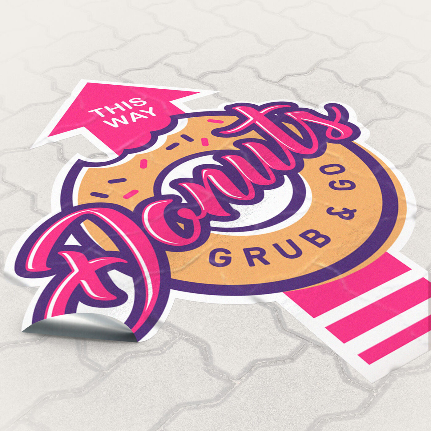Vinyl Floor Graphics (Slip-Resistant)