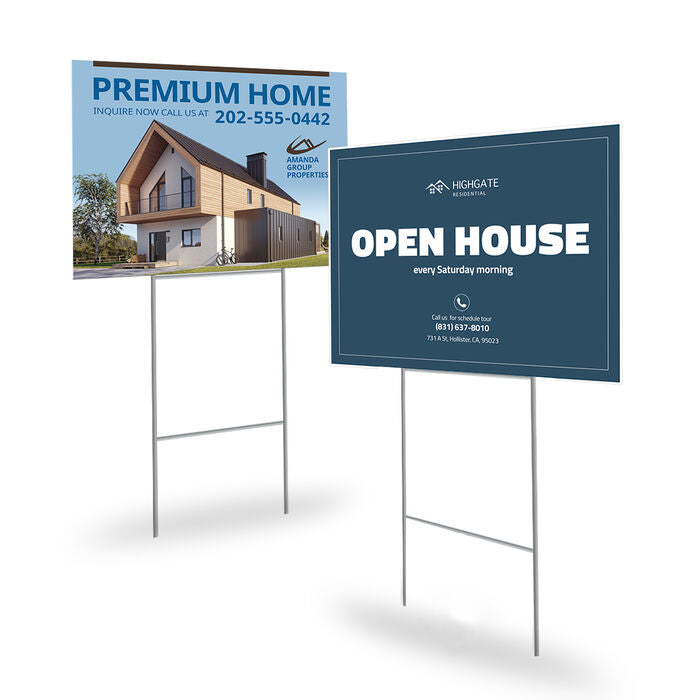 Custom High-Definition Yard Signs – 4mm Weatherproof Coroplast