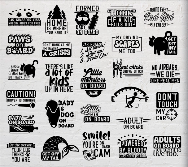 Car Decal - UV & Weatherproof