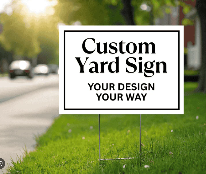 Custom High-Definition Yard Signs – 4mm Weatherproof Coroplast