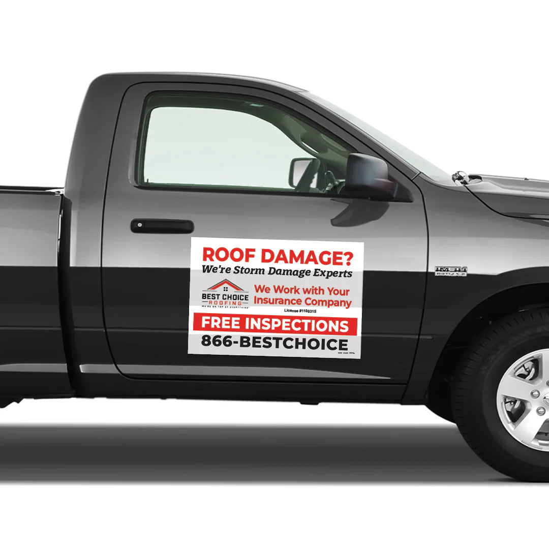 Premium Custom Car Magnets – 30pt Heavy-Duty Vehicle Grade