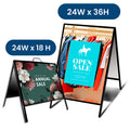 Heavy-Duty A-Frame Sidewalk Sign – Complete Kit with 2 Custom Signs