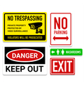 Heavy-Duty Aluminum Custom Signs – 3mm Weatherproof Metal Panels