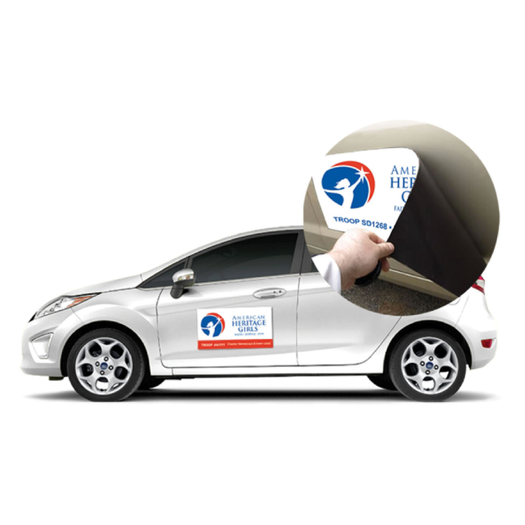 Premium Custom Car Magnets – 30pt Heavy-Duty Vehicle Grade