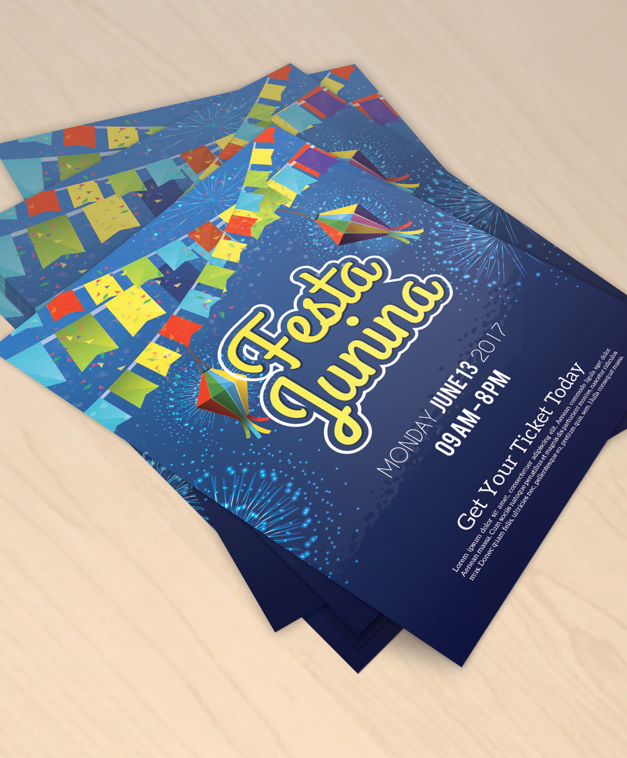 Premium 100lb Gloss Text Flyers – Vibrant & Professional