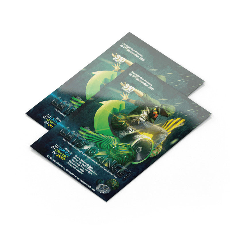 Premium 100lb Gloss Text Flyers – Vibrant & Professional