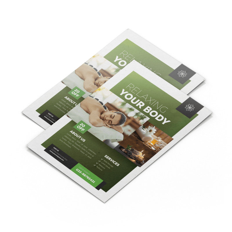Professional Matte Finish Flyers – 100lb Premium Stock