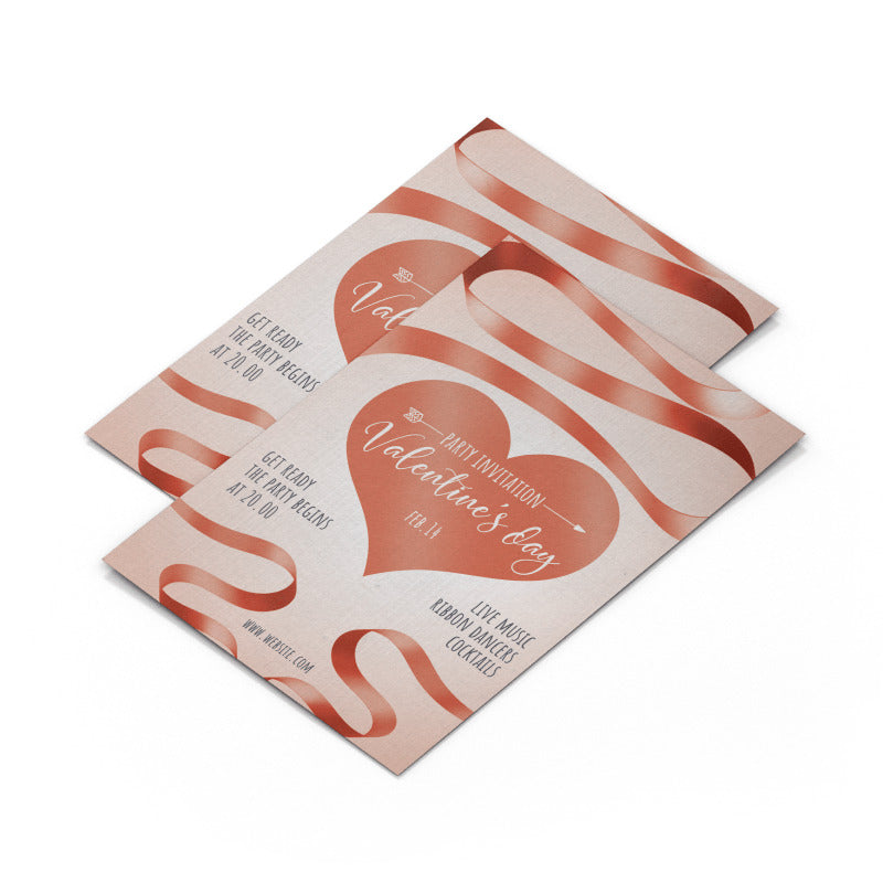 Luxury Linen Textured Flyers – Elegant & Tactile Finish
