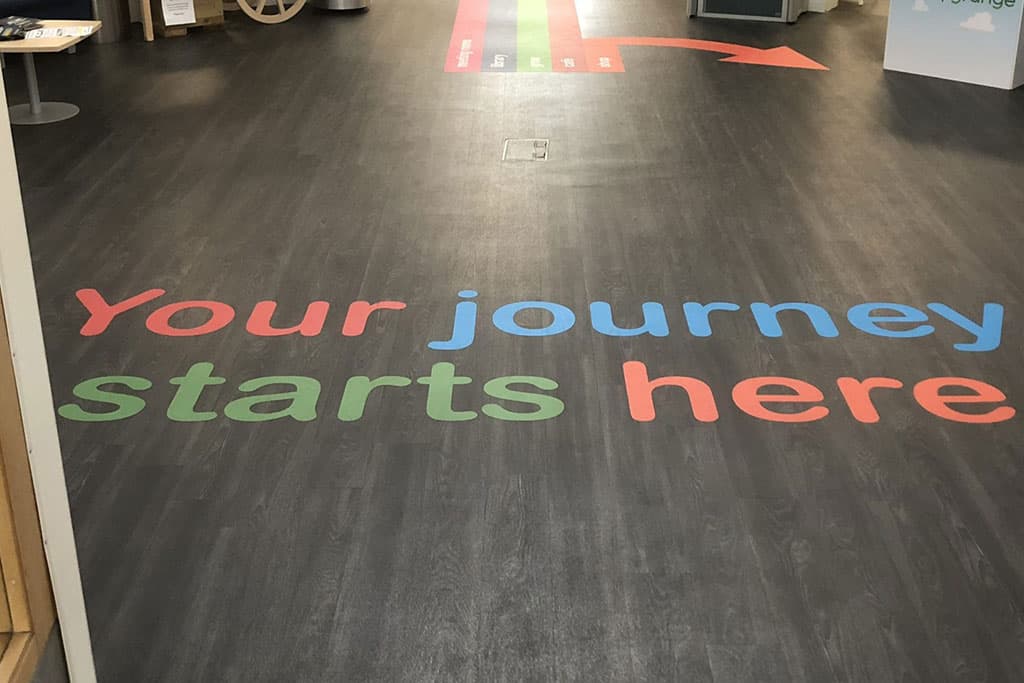 Vinyl Floor Graphics (Slip-Resistant)