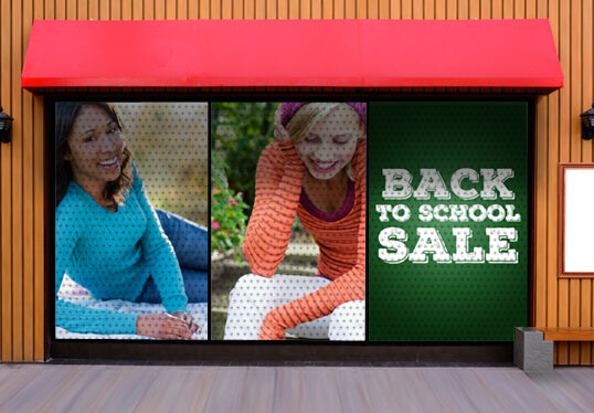 Window Perforated Vinyl (See-Through Graphic)