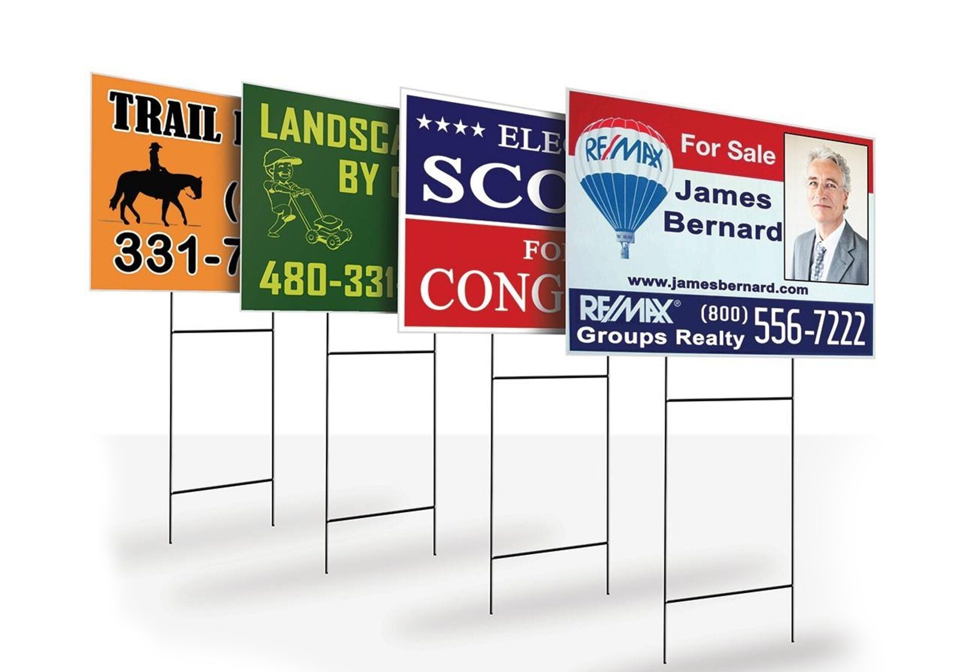 Custom High-Definition Yard Signs – 4mm Weatherproof Coroplast